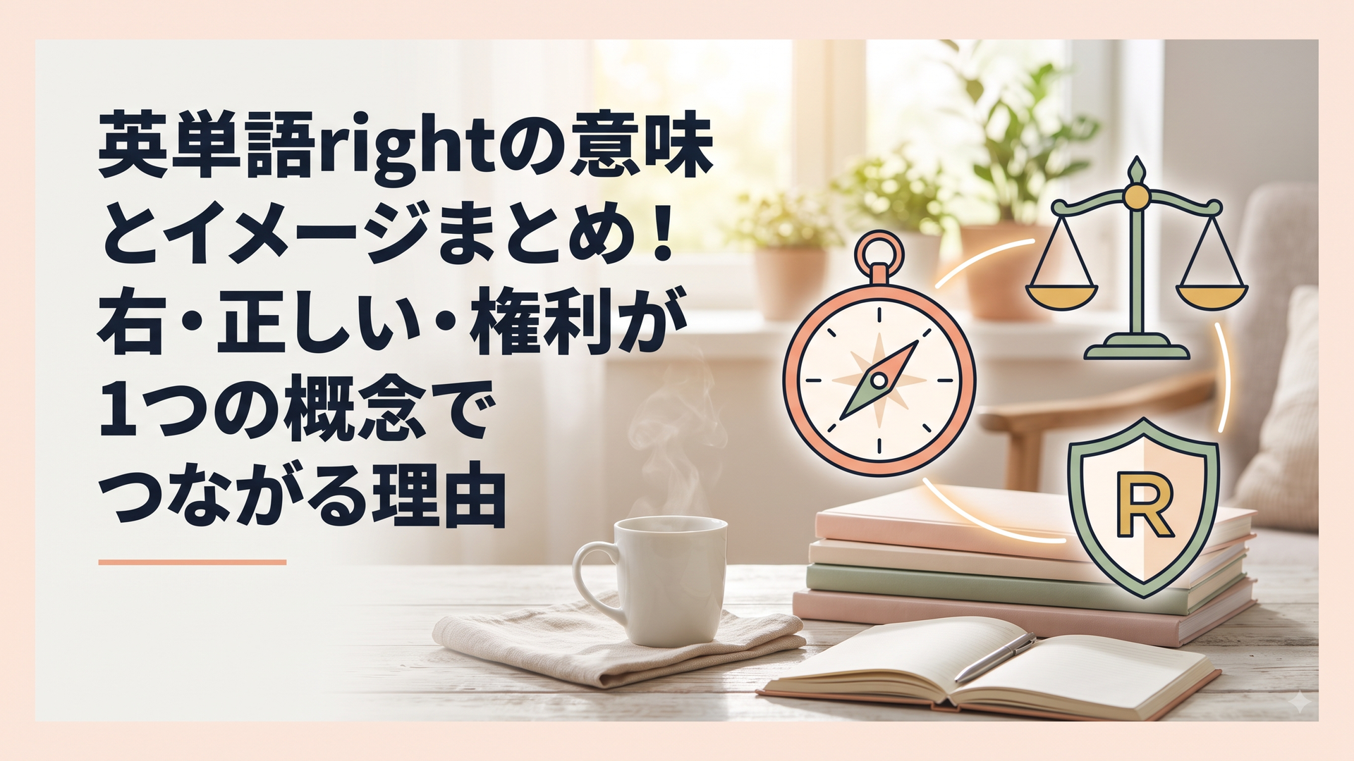 英単語rightの意味とイメージまとめ！右・正しい・権利が1つの概念でつながる理由