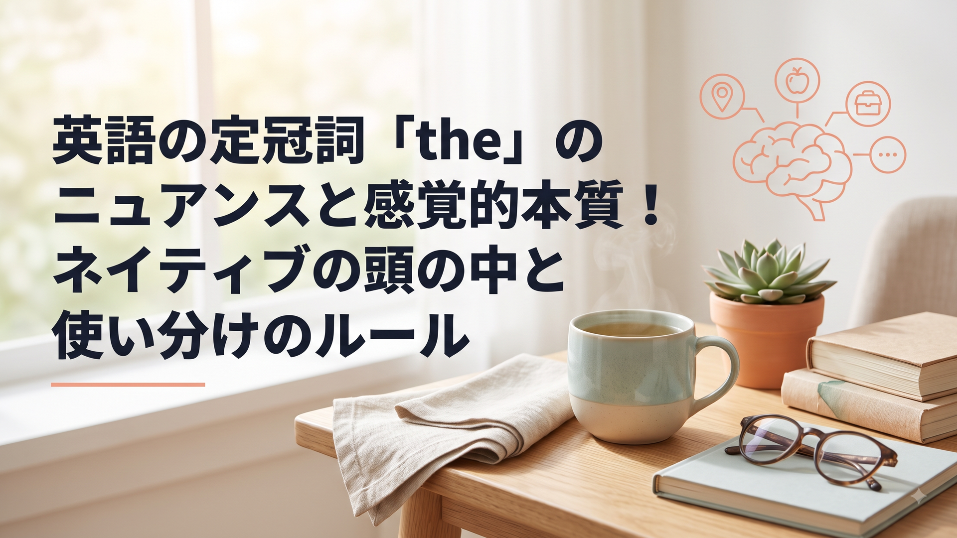 英語の定冠詞「the」のニュアンスと感覚的本質！ネイティブの頭の中と使い分けのルール