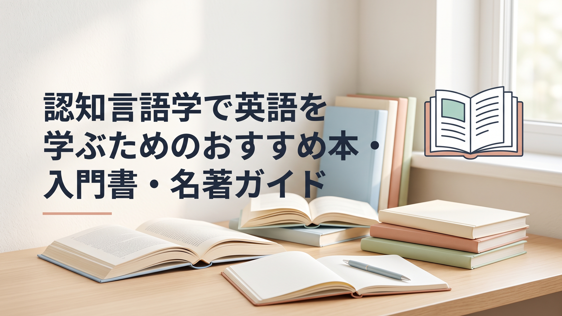 認知言語学で英語を学ぶためのおすすめ本・入門書・名著ガイド