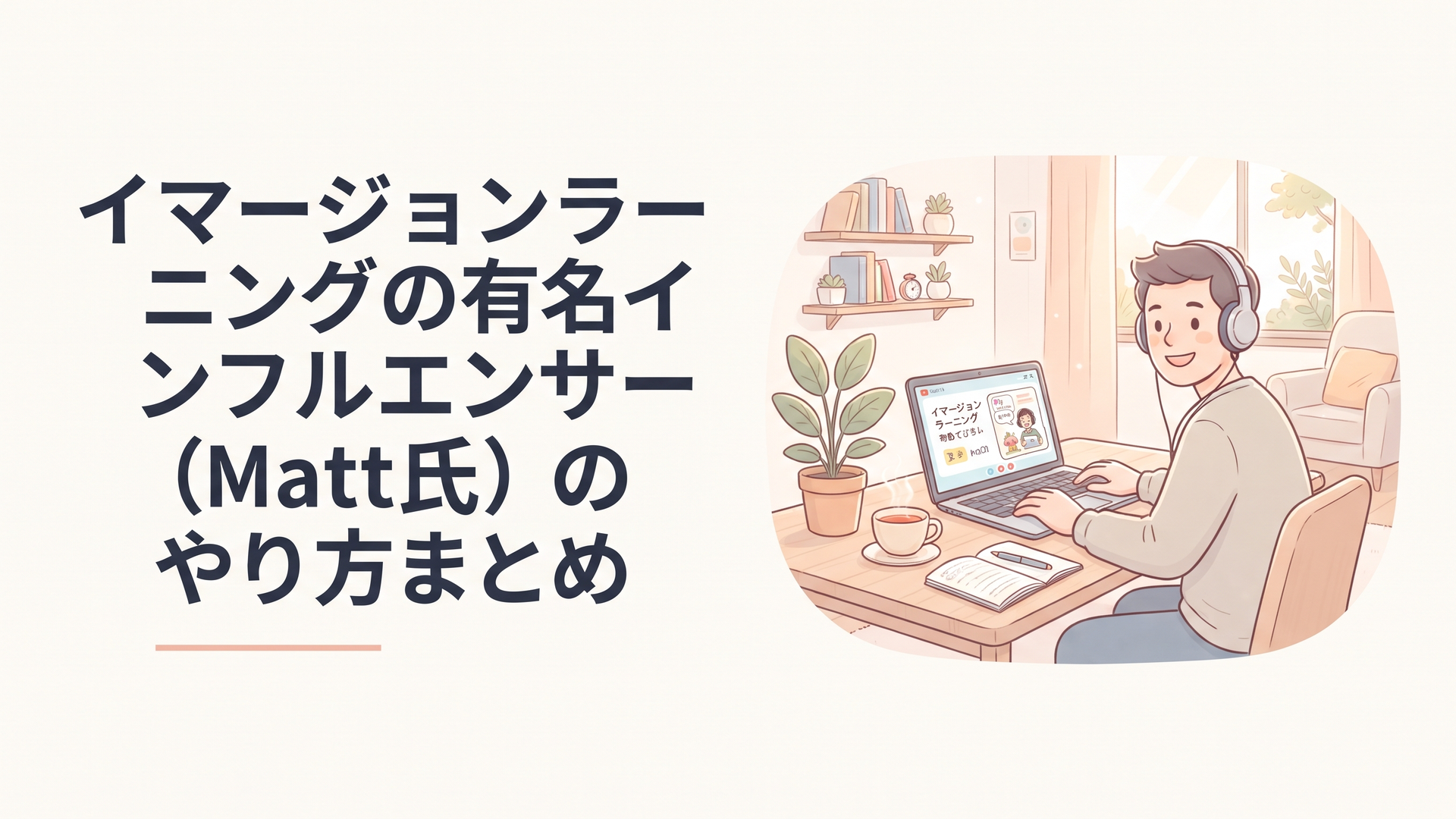 イマージョンラーニングの有名インフルエンサー（Matt氏）のやり方まとめ