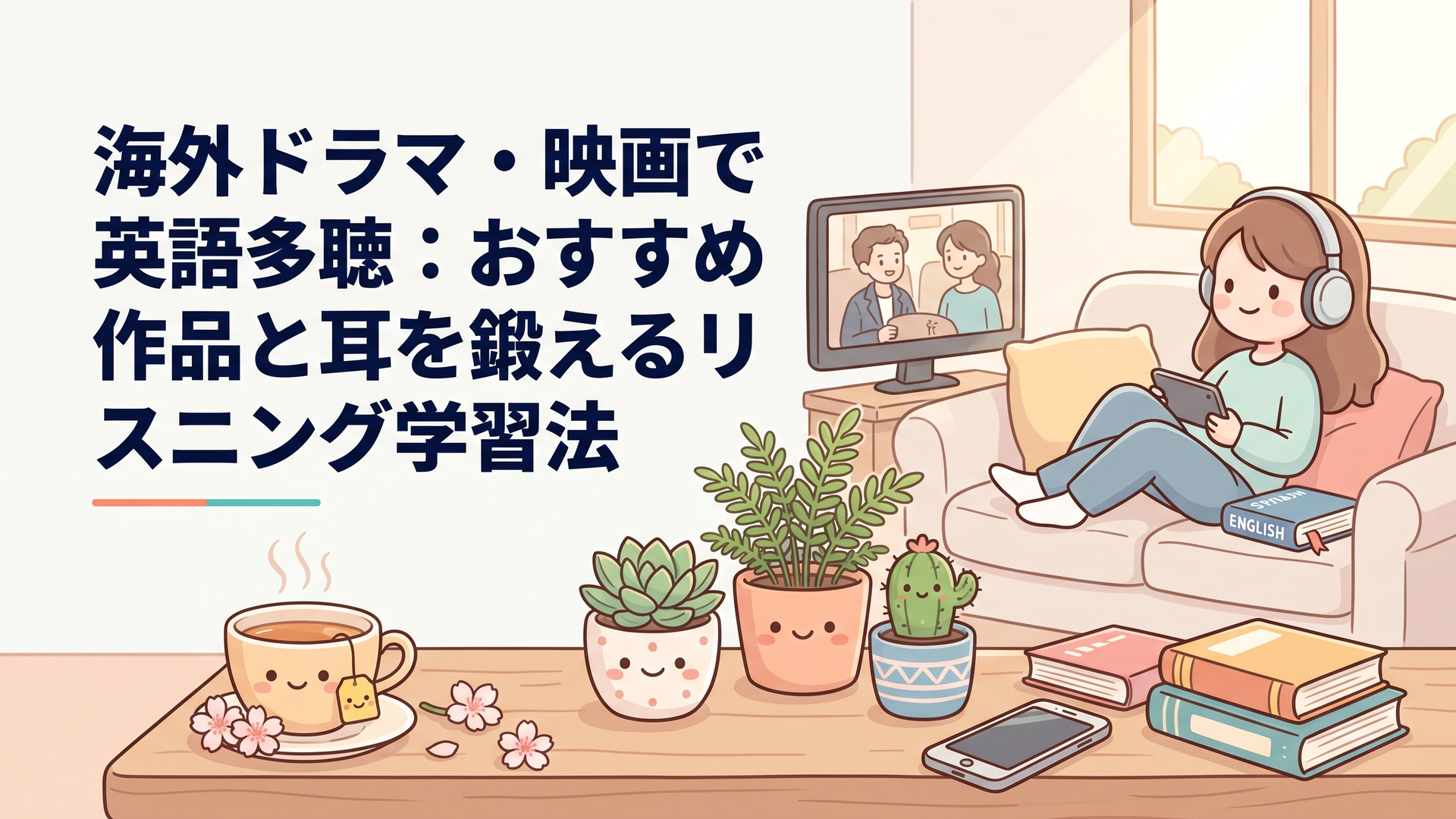 海外ドラマ・映画で英語多聴：おすすめ作品と耳を鍛えるリスニング学習法
